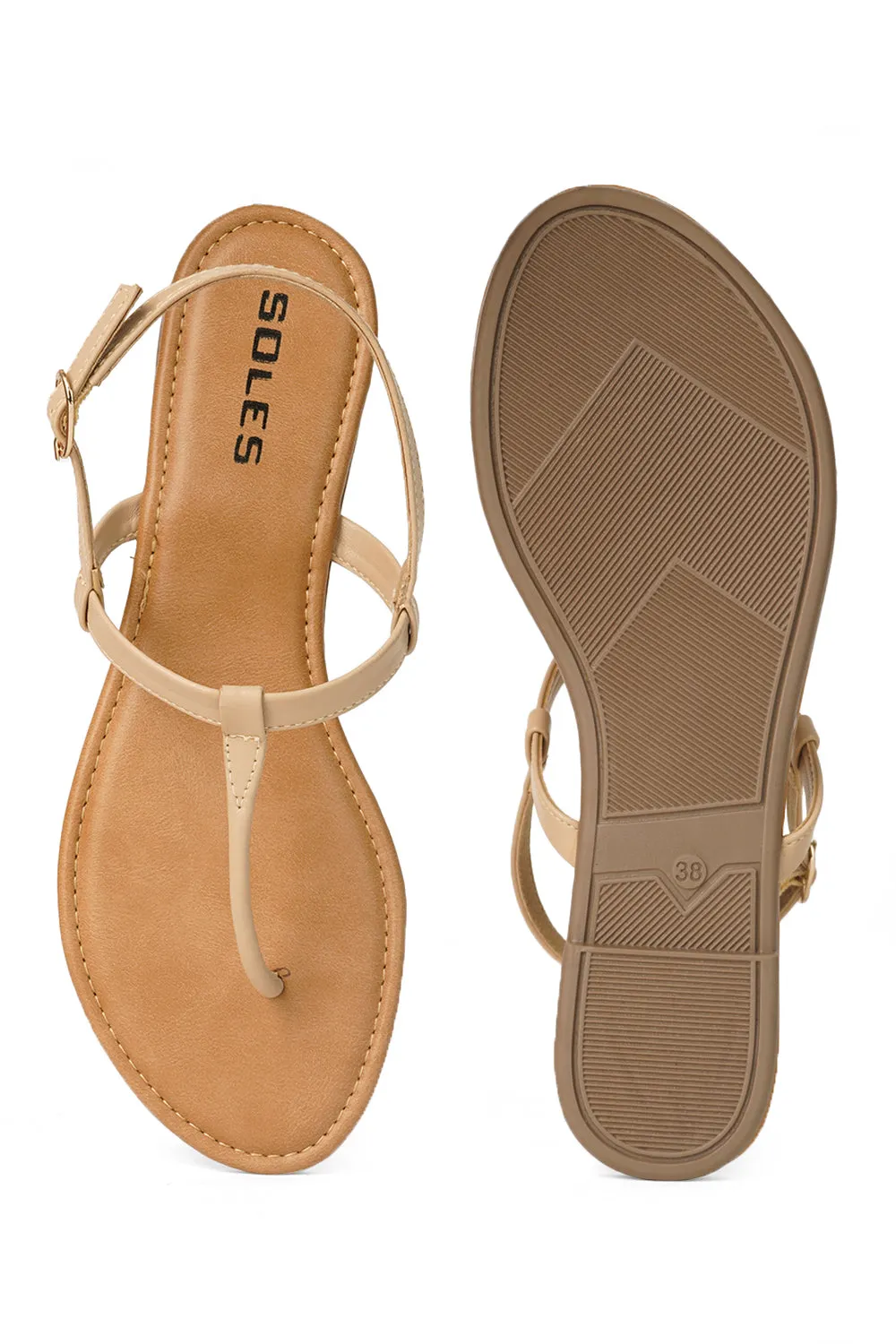 SOLES T-Strap Flats