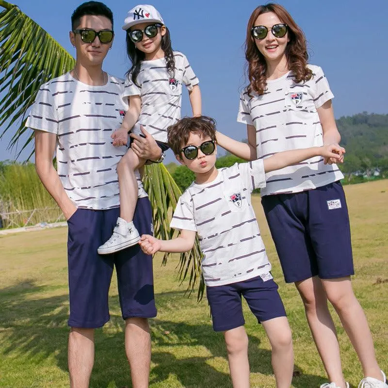 Stripe Family Dress