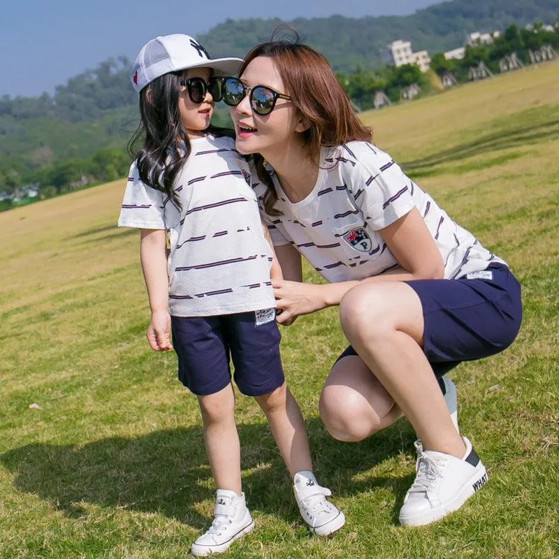 Stripe Family Dress