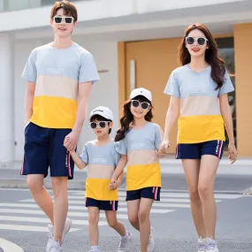 Summer Family Matching Outfits Set