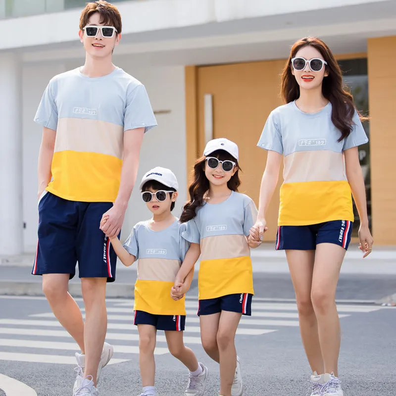 Summer Family Matching Outfits Set