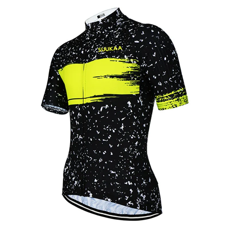 SUUKAA Short Sleeve Men's Cycling Jersey
