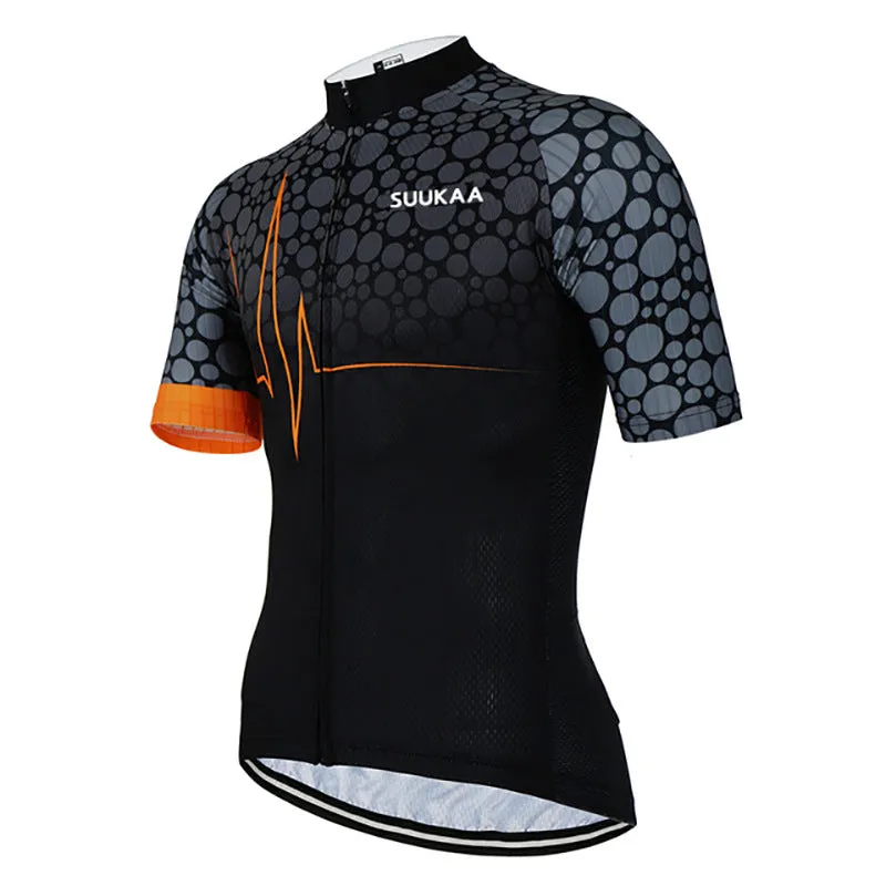 SUUKAA Short Sleeve Men's Cycling Jersey