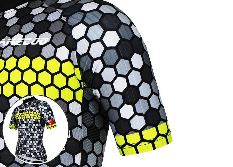 SUUKAA Short Sleeve Men's Cycling Jersey
