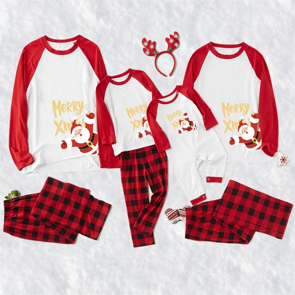 The Elegant Xmas Family Matching Pajama Set