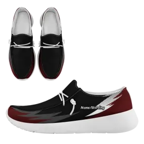 Unique Gift,Personalized Canvas Sneakers, Custom Event Loafer Shoes, Slip On Shoes for Company Gift