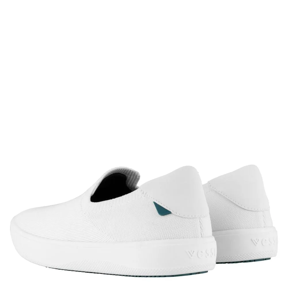 Vessi Women's Boardwalk Slip-On in Sail White
