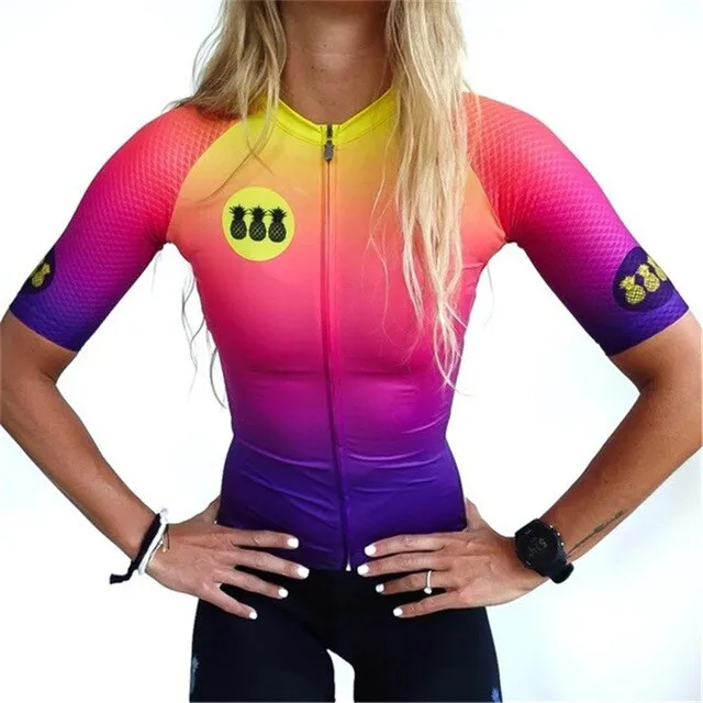 Voguable European and American Tres Pinas cycling set Women's cycling jersey, quick-drying and breathable outdoor sports suit