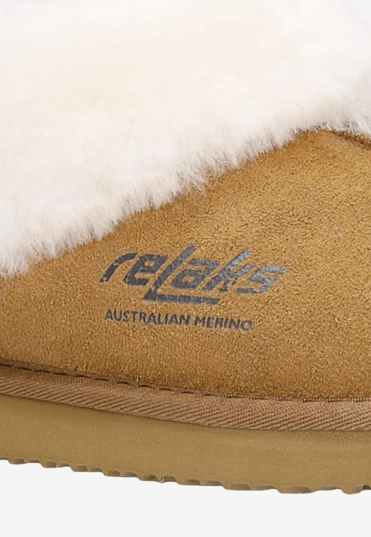 Wojas RELAKS Women's Light Brown Leather Slippers with Merino Wool | 3400064