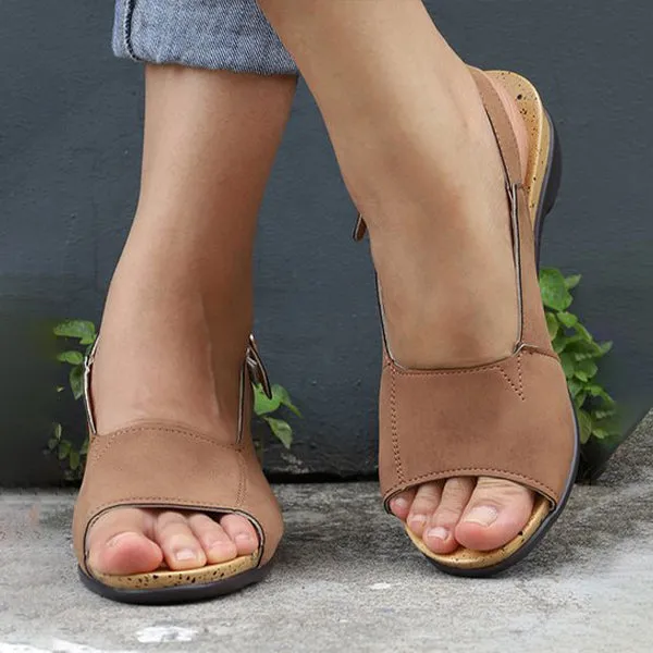 Women's Fish Mouth Beach High Heel Sandals 78026162C