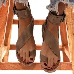Women'S Flat Roman Sandals 71700360C