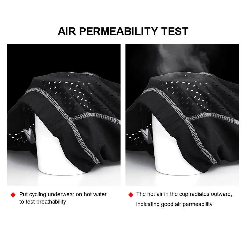 X-TIGER Men Cycling Shorts Summer Cycling Underwear Breathable Mesh Bicycle Underpants Shockproof Gel Pad  Riding Bike Shorts