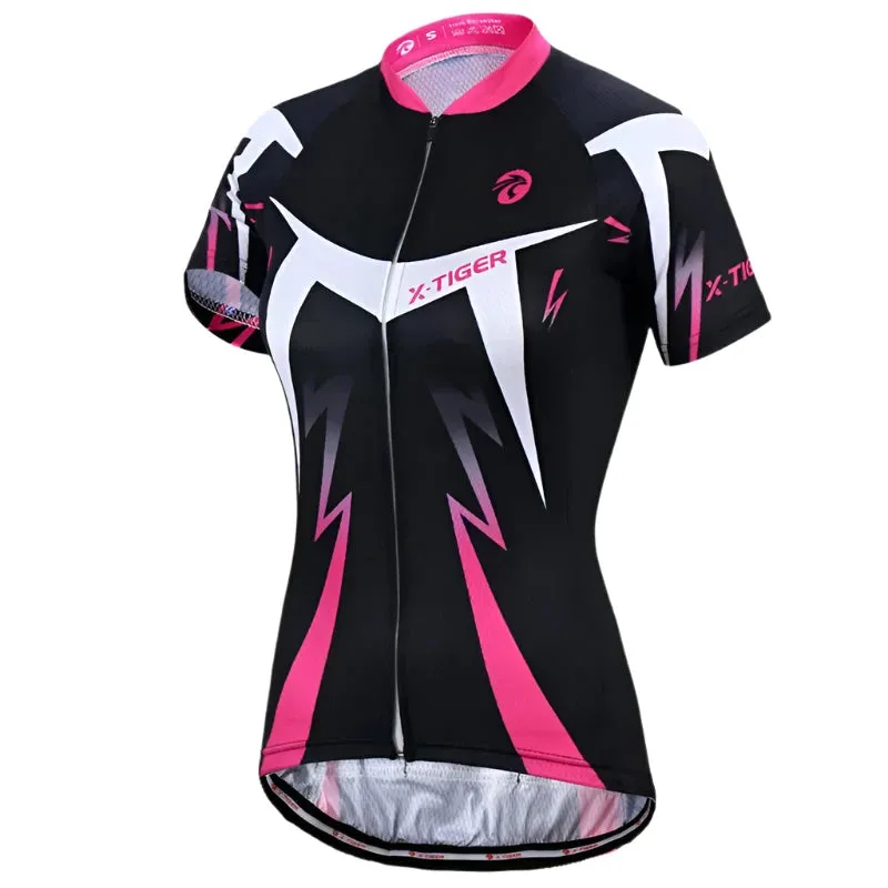 X-Tiger Pro Summer Women Cycling Clothing MTB Bike Clothing Bicycle Wear Clothes Ropa Ciclismo Girls UV400 Cycling Jersey